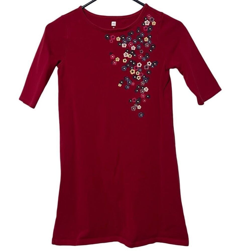 Tea Collection 100% Cotton Embroidered Dress Size 12